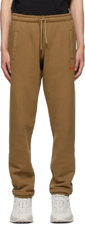424 Brown Logo Lounge Pants