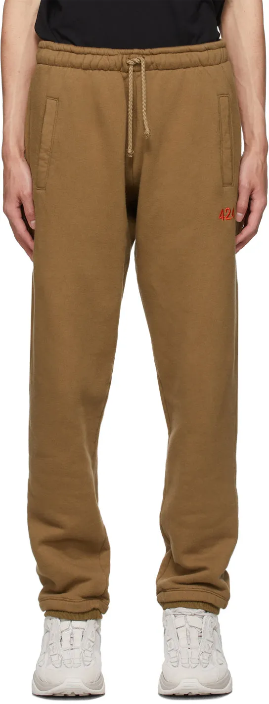 424 Brown Logo Lounge Pants