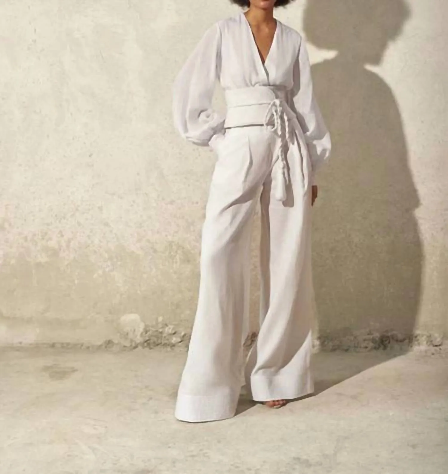 Andres Otalora - Frente Al Sol Wide Leg Pants