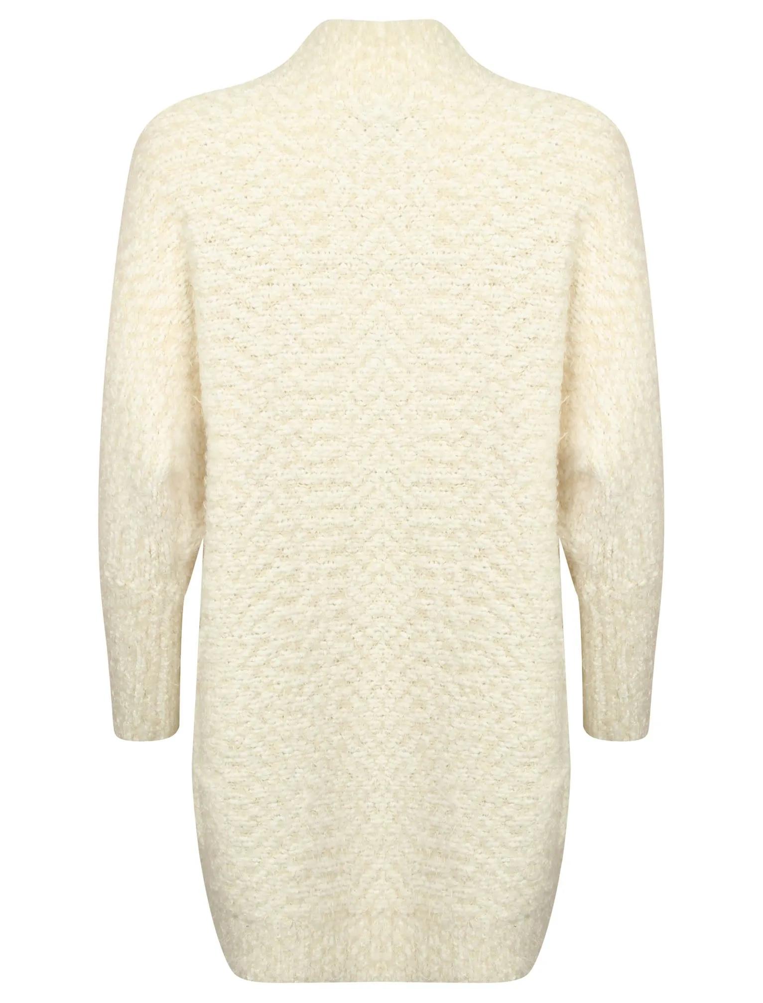 AR Johnson Knitted Longline Cocoon Shrug in Angel Wing - Amara Reya