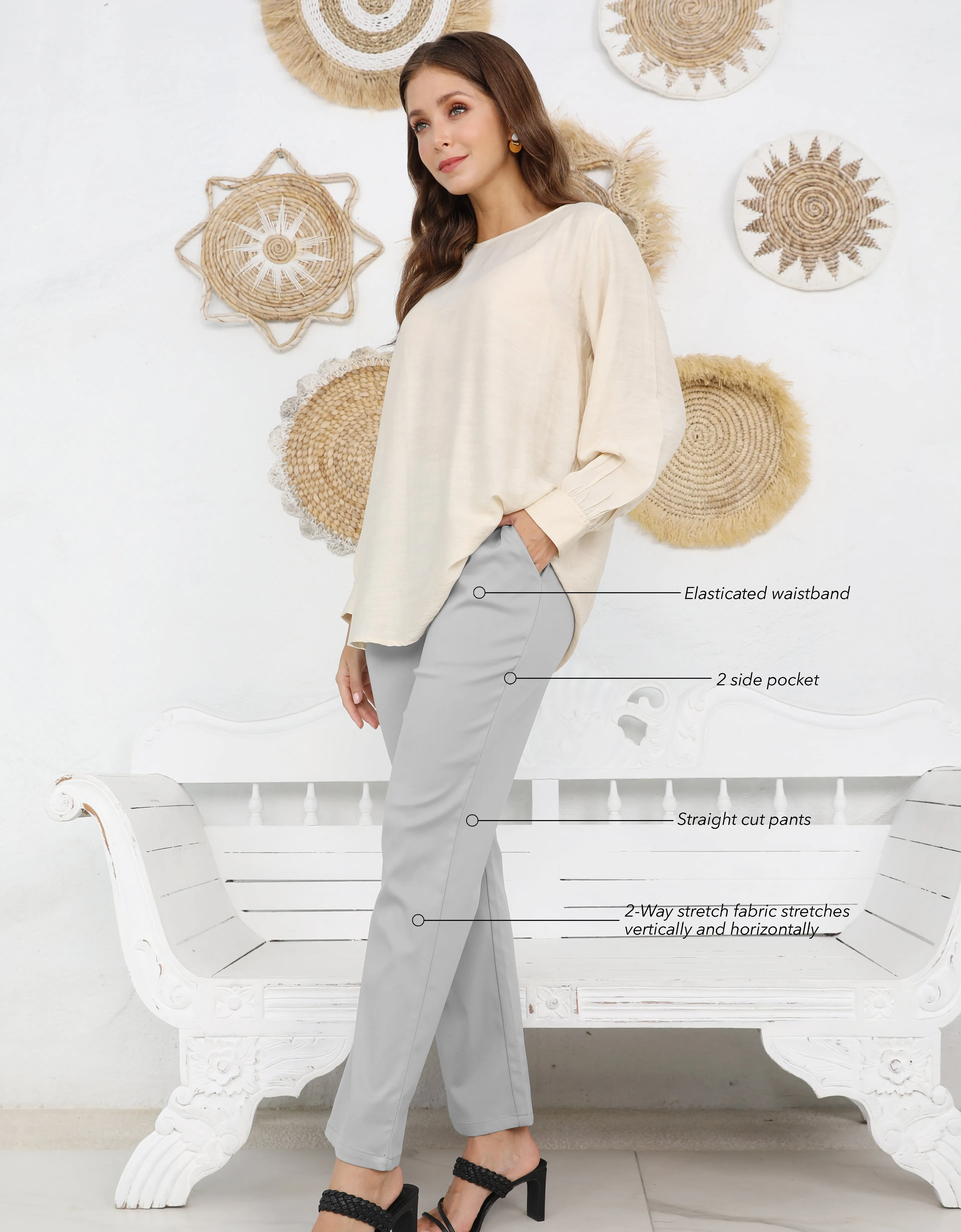 AYLA PANTS (LT GREY)