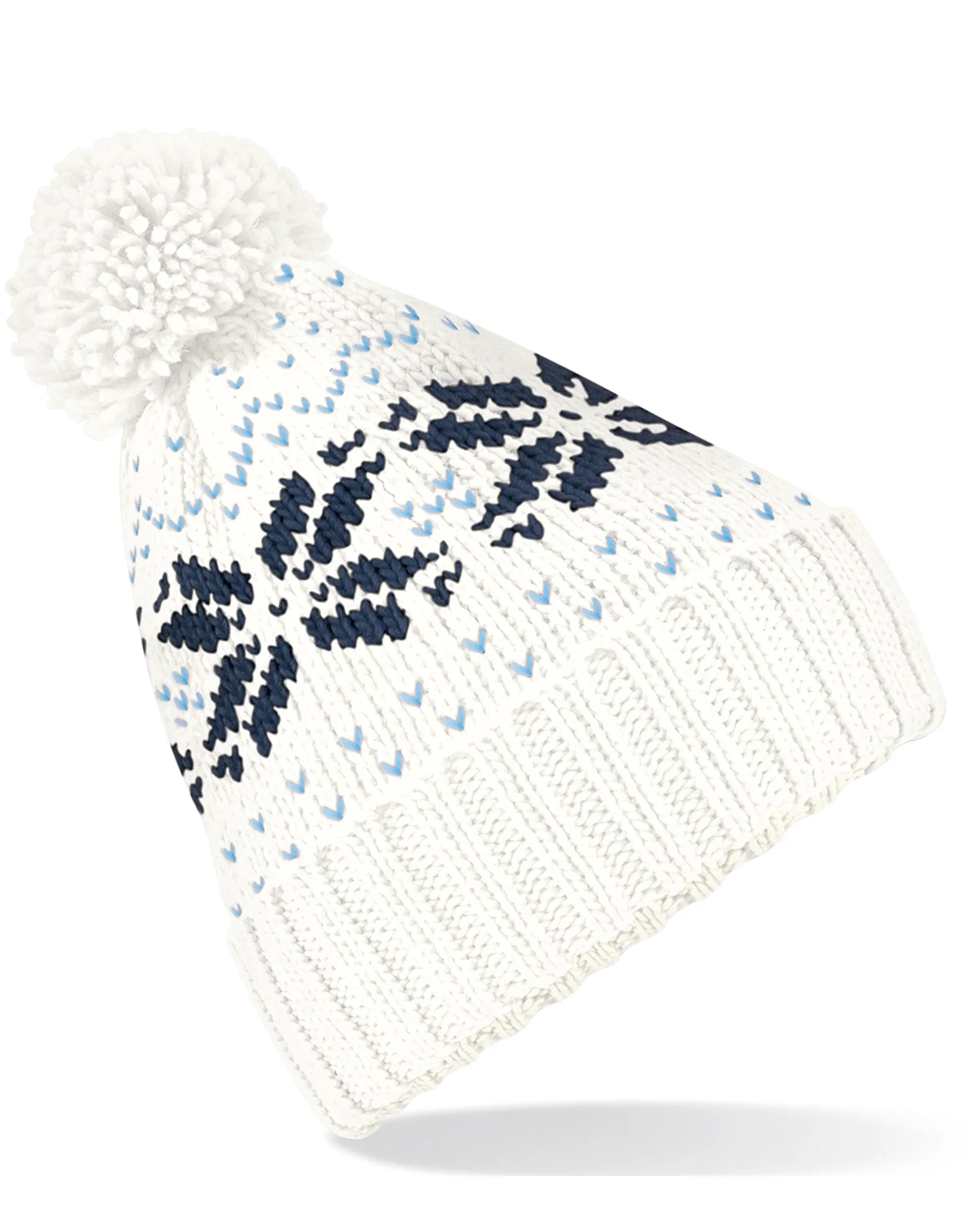 B456 Beechfield Fair Isle Snowstar® Beanie