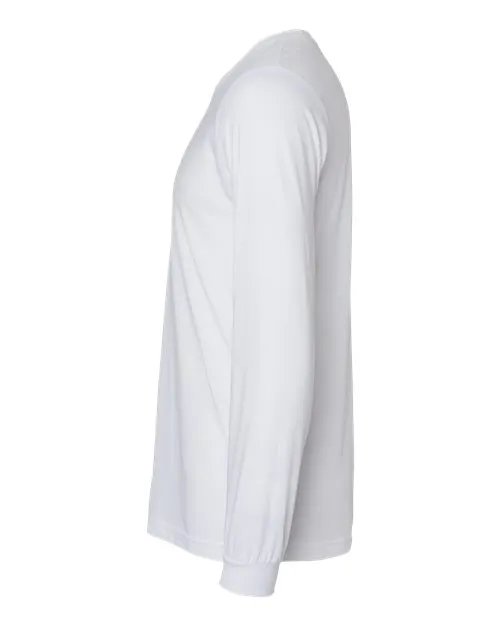 BELLA   CANVAS Triblend Long Sleeve Tee 3513 Solid White Triblend