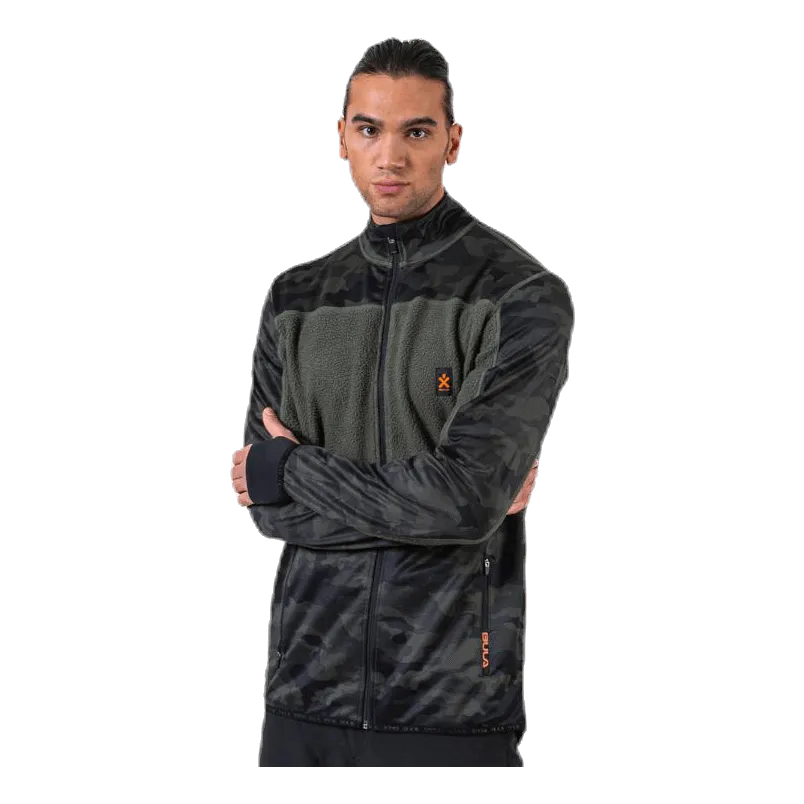 Camo Fleece Jacket Green