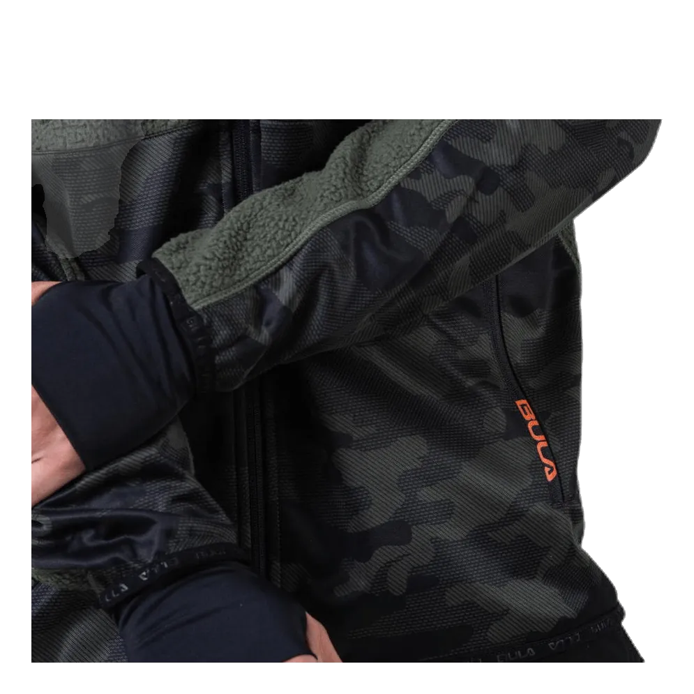 Camo Fleece Jacket Green