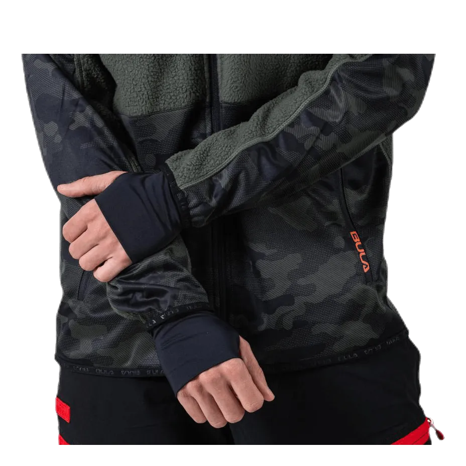 Camo Fleece Jacket Green