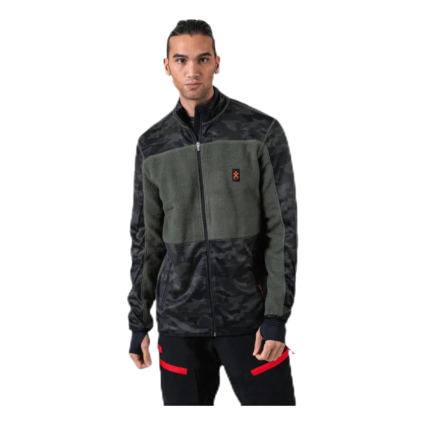 Camo Fleece Jacket Green