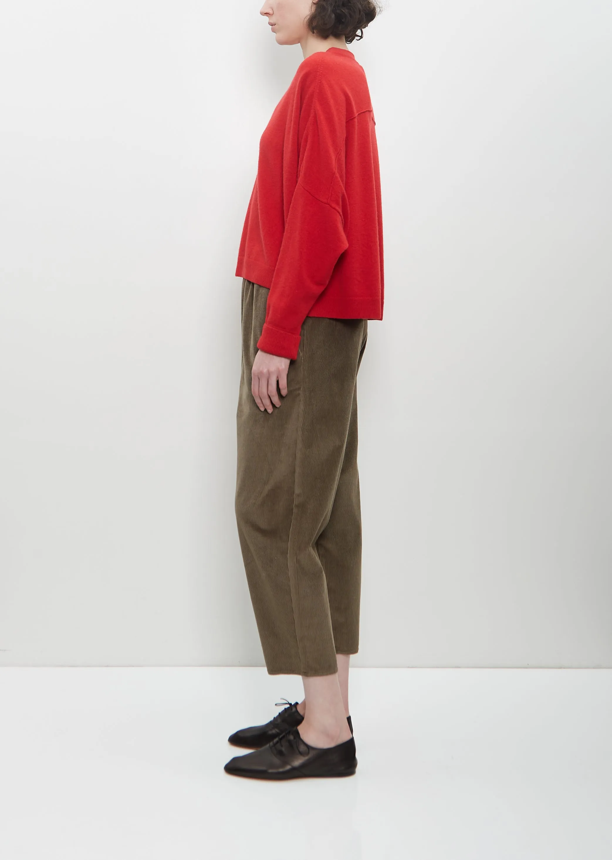 Cashmere Chunky Sweater — Rosso