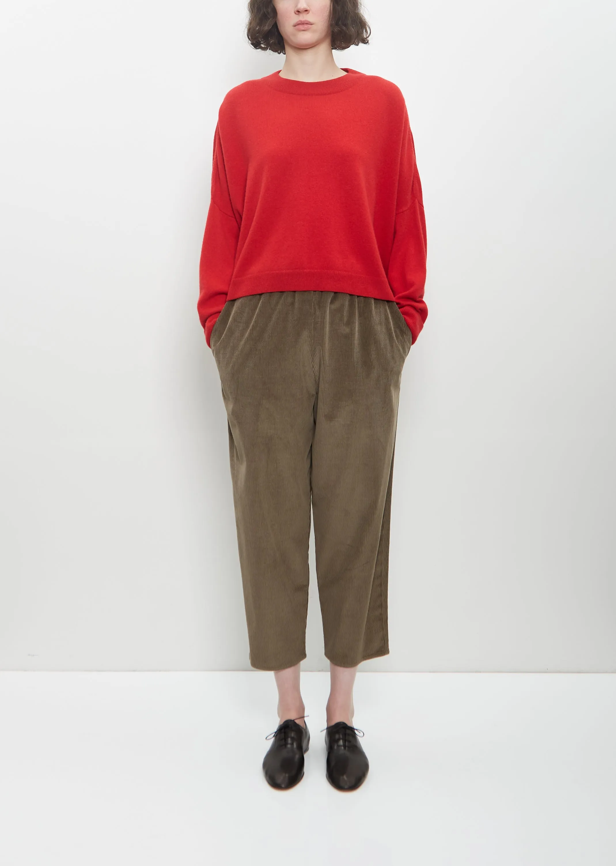 Cashmere Chunky Sweater — Rosso