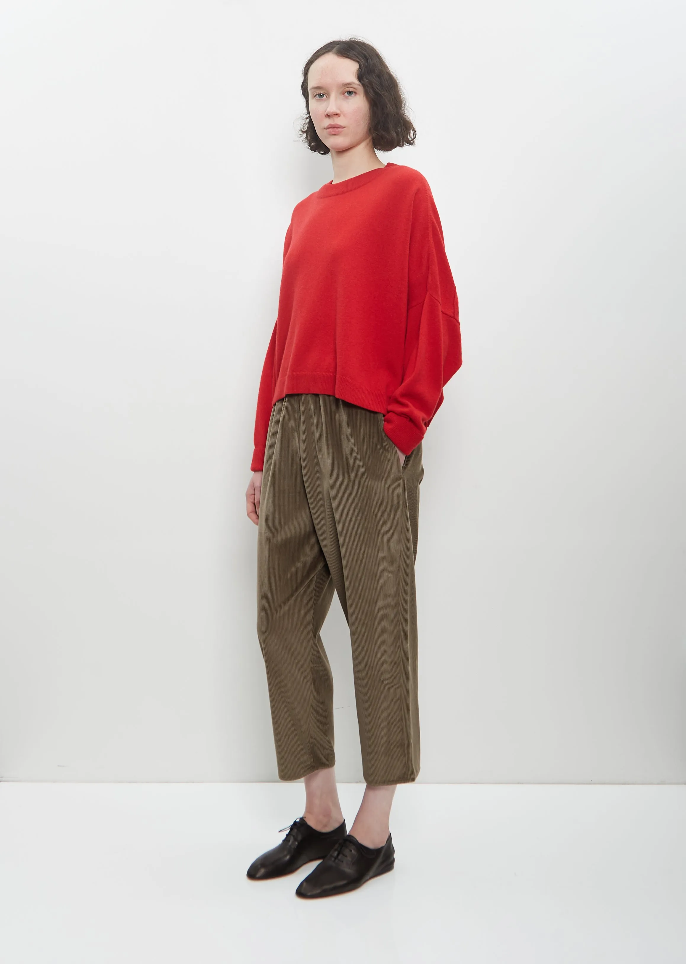 Cashmere Chunky Sweater — Rosso