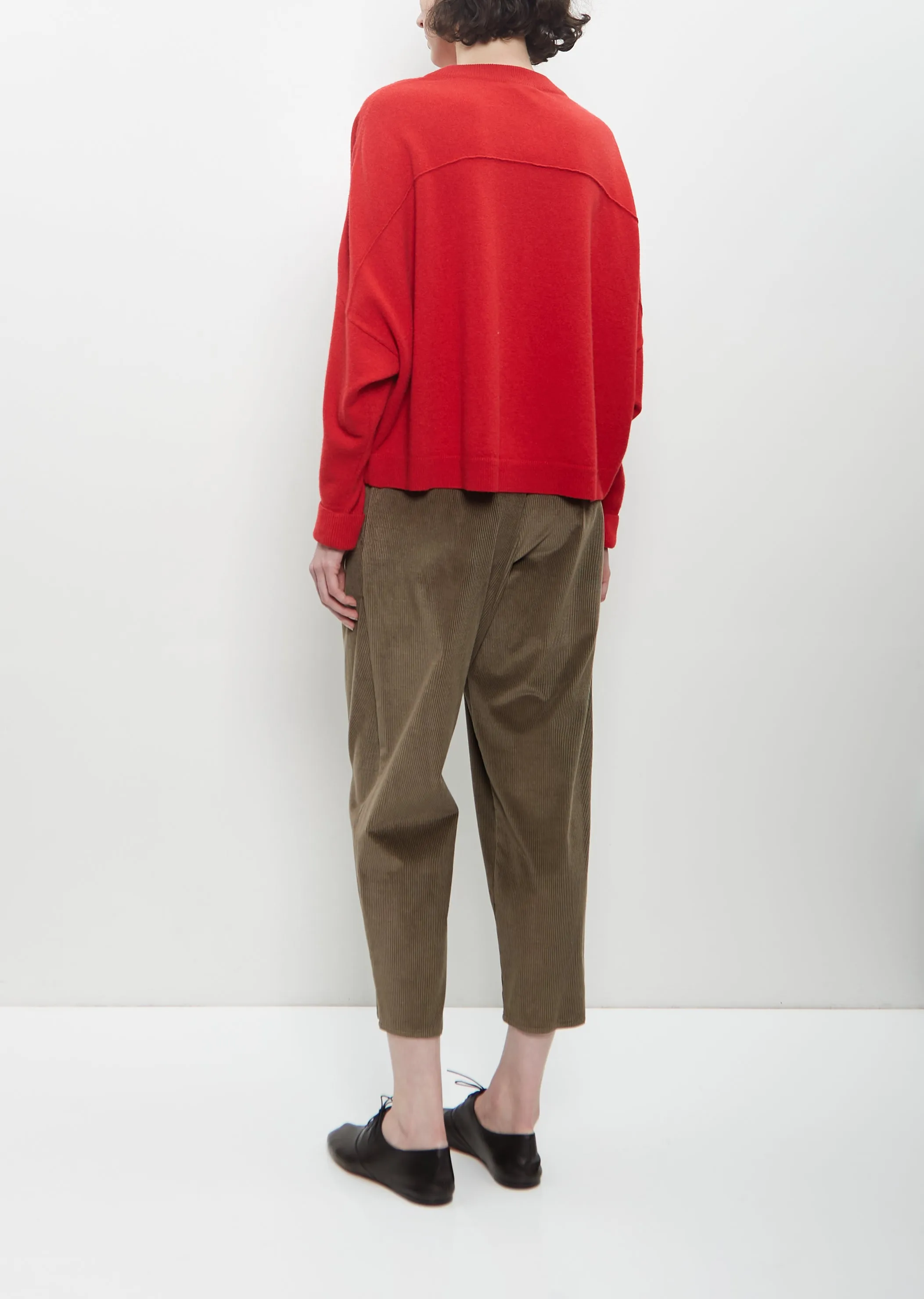 Cashmere Chunky Sweater — Rosso