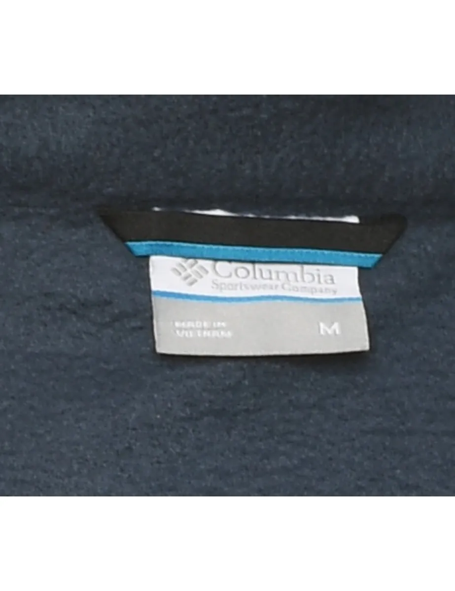 Columbia Navy  Embroidered Fleece - M