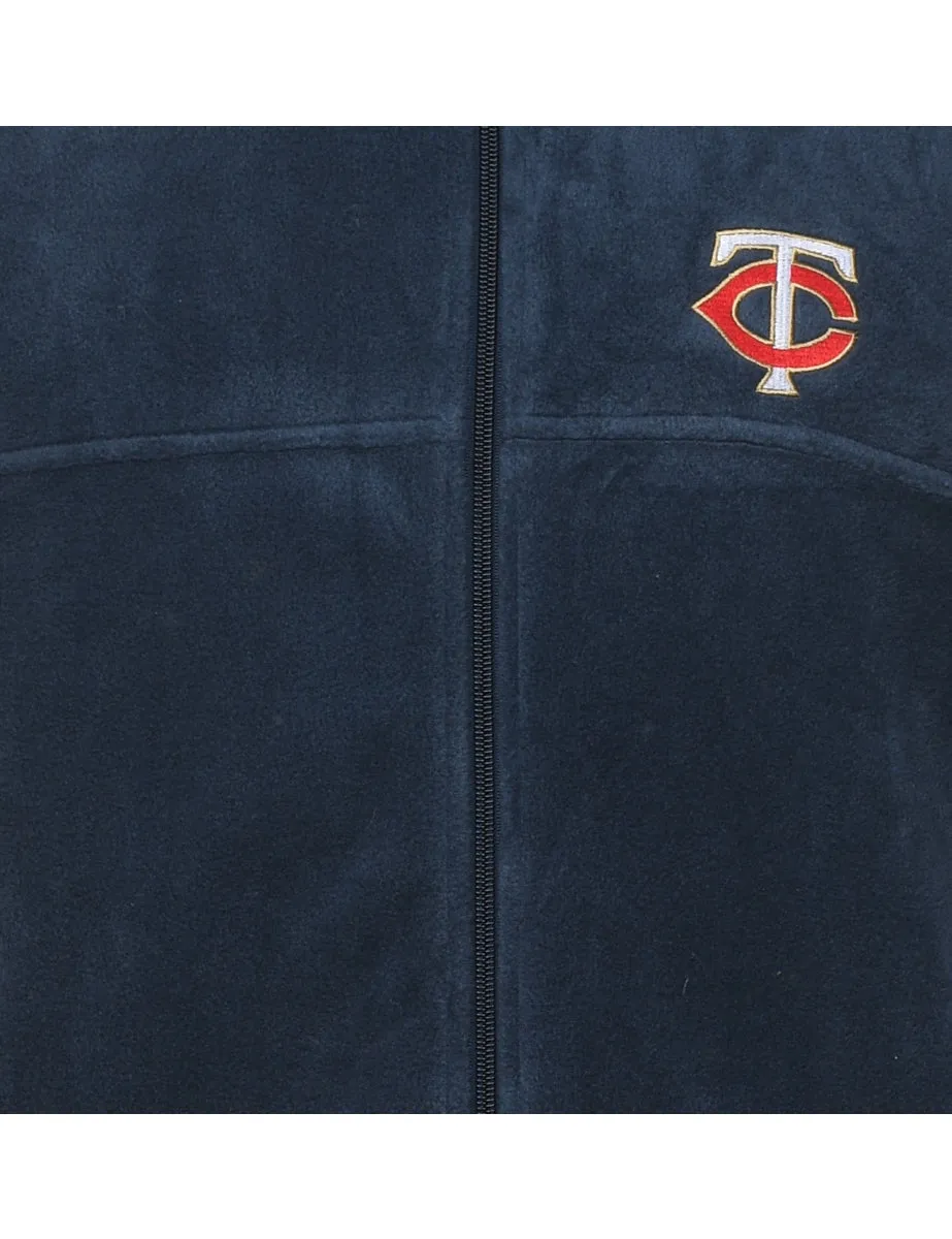 Columbia Navy  Embroidered Fleece - M