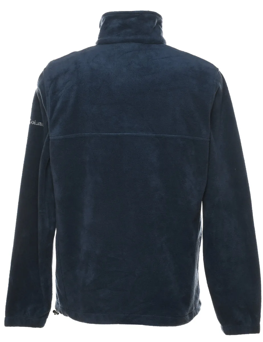 Columbia Navy  Embroidered Fleece - M