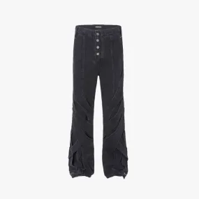 Cross Layered Flare Pants