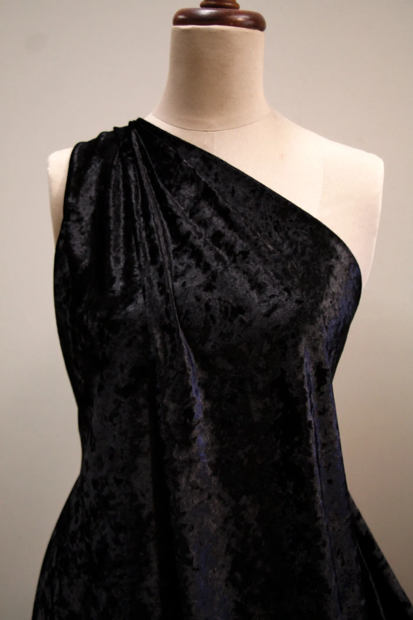 Crushed Black Velvet