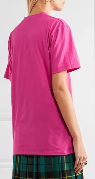 Crystal-Bow Cotton T-shirt