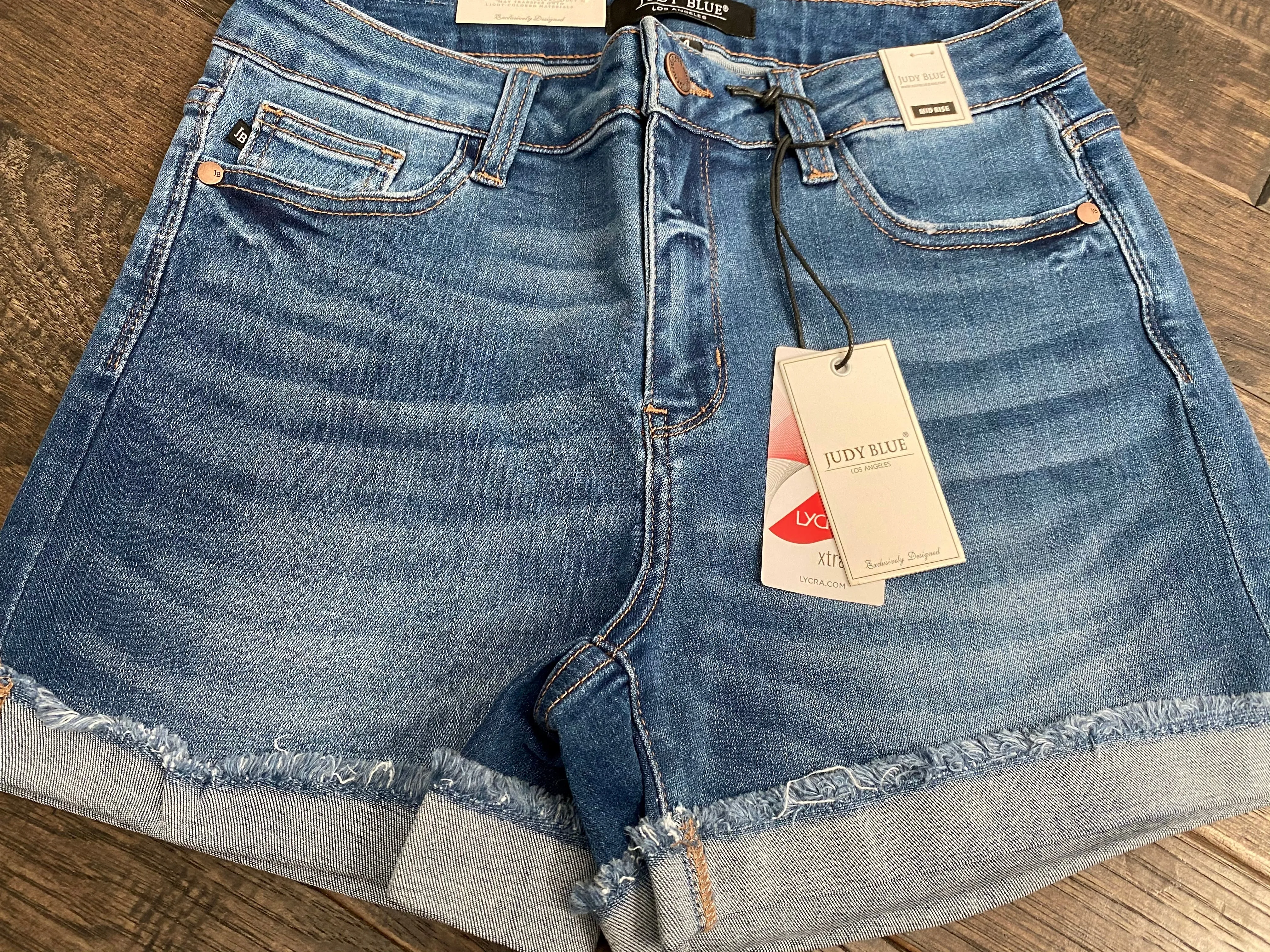 Cuffed Hem Shorts