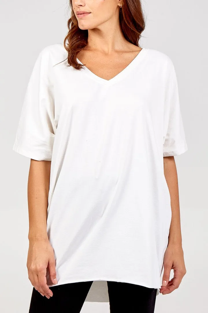 EASY... V-FRONT & BACK T-SHIRT