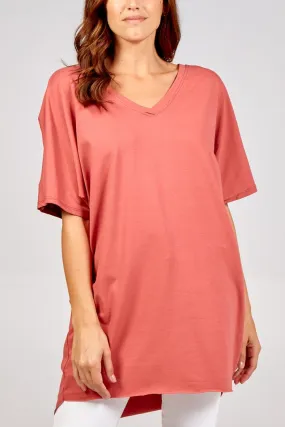 EASY... V-FRONT & BACK T-SHIRT