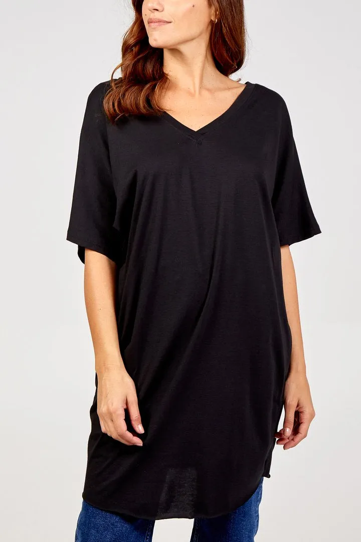 EASY... V-FRONT & BACK T-SHIRT