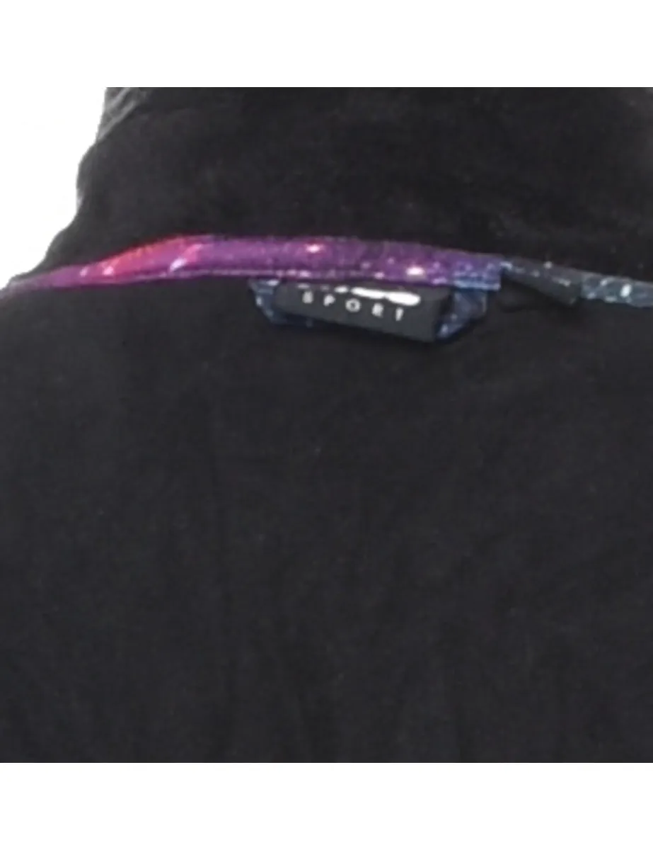 Fila Black & Multi-Colour Galaxy Fleece - XS