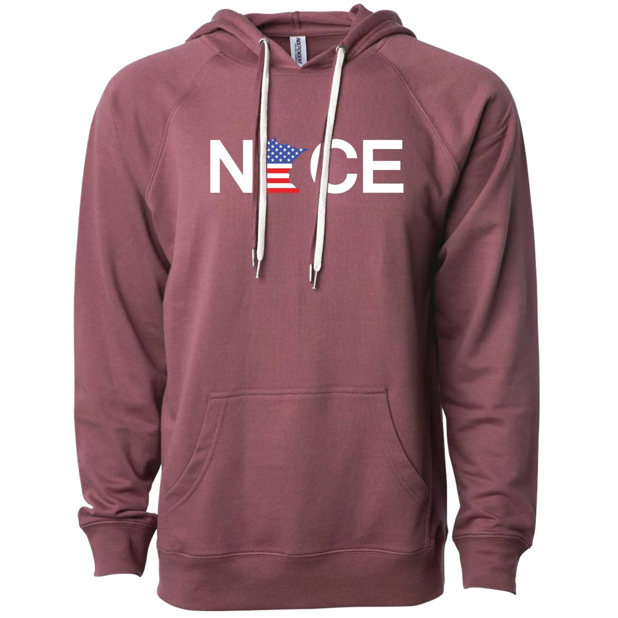 Fourth of July NICE Minnesota Lightweight Hoodie