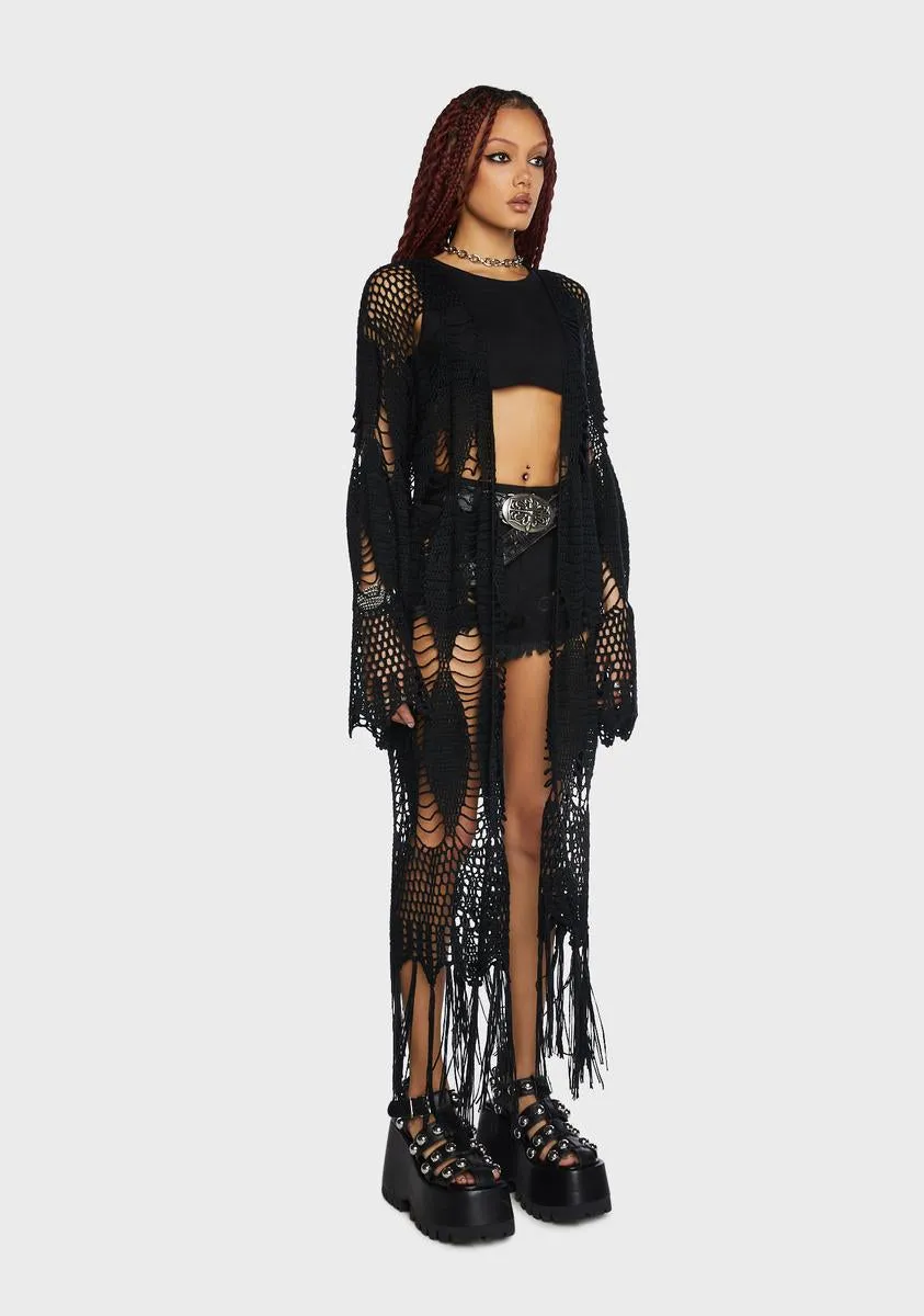 Free Spirit Club Crochet Duster