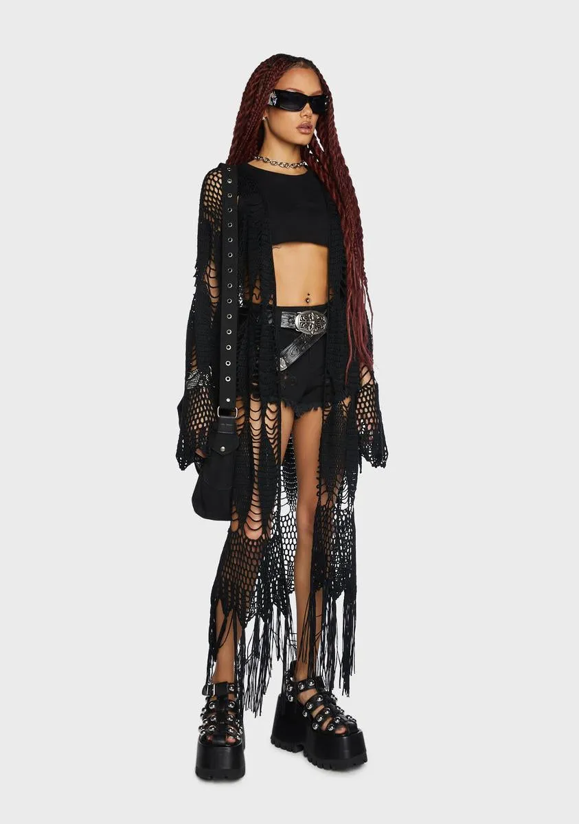 Free Spirit Club Crochet Duster