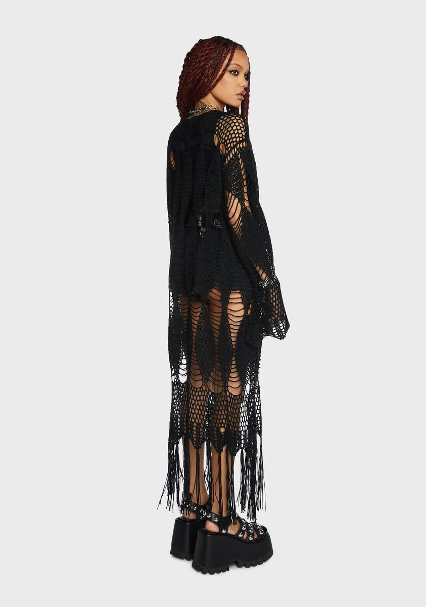 Free Spirit Club Crochet Duster