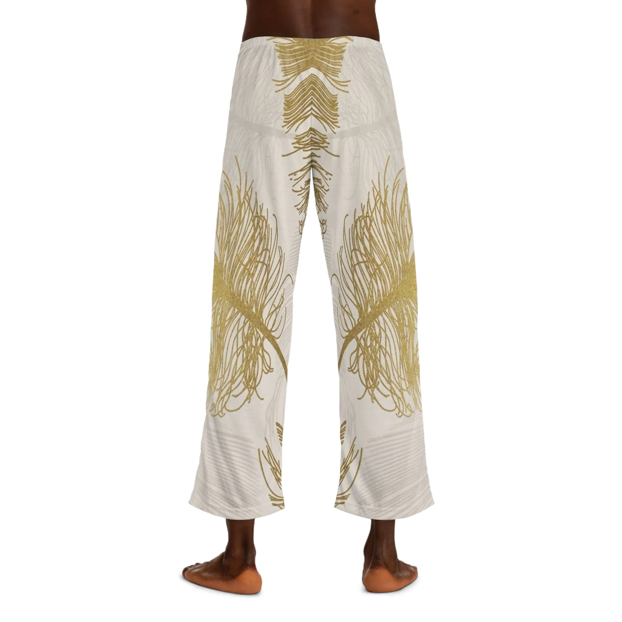 Golden Feathers - Inovax Men's Pajama Pants