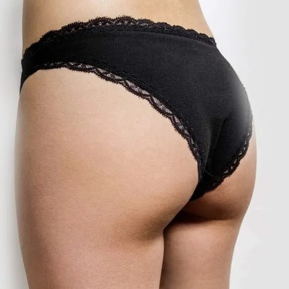 Gothicorn Loneline Vest & Panty Set | Black Super Soft