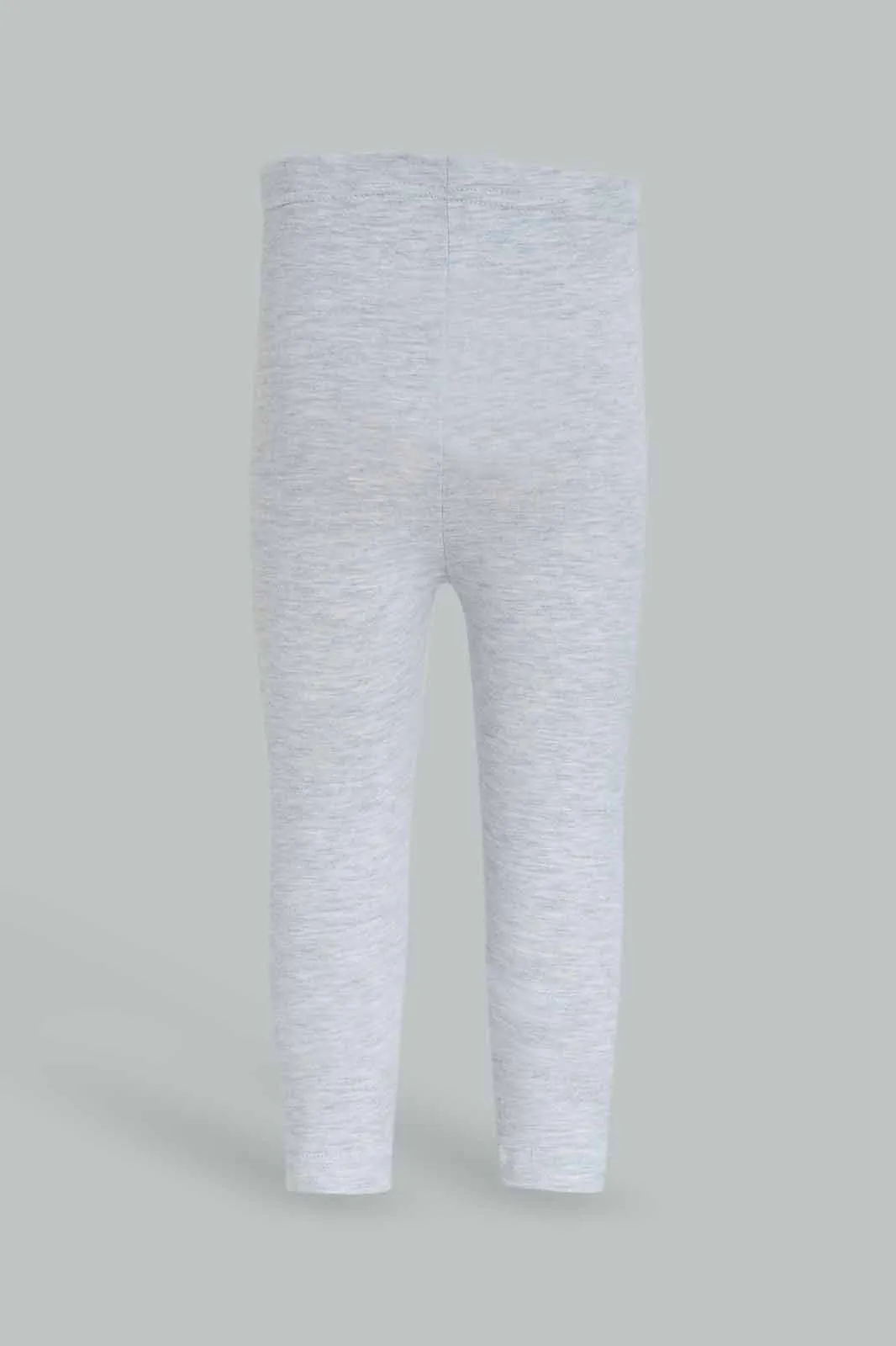 Infant Girls Grey Embellished Legging