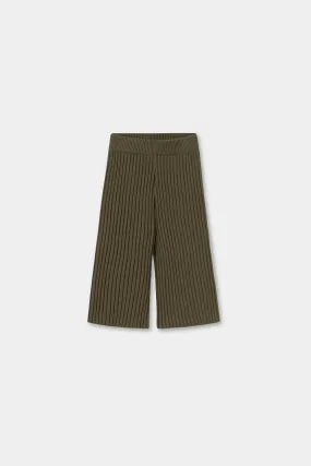 KIDS EMERY KNIT PANT | DARK OLIVE