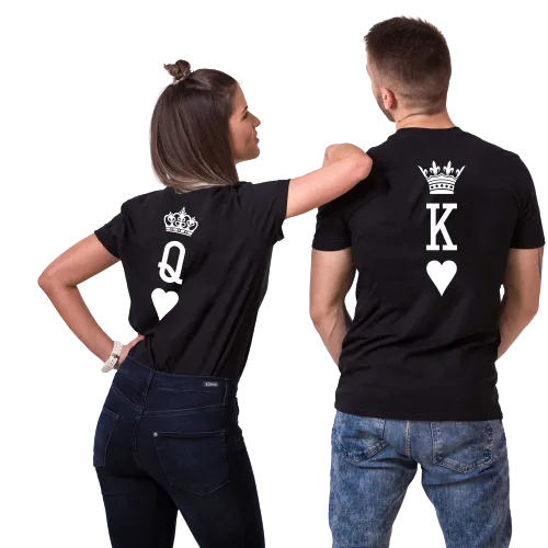 King and queen couple shirts