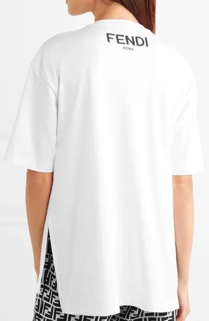 Logo Embellished Tee Shirt