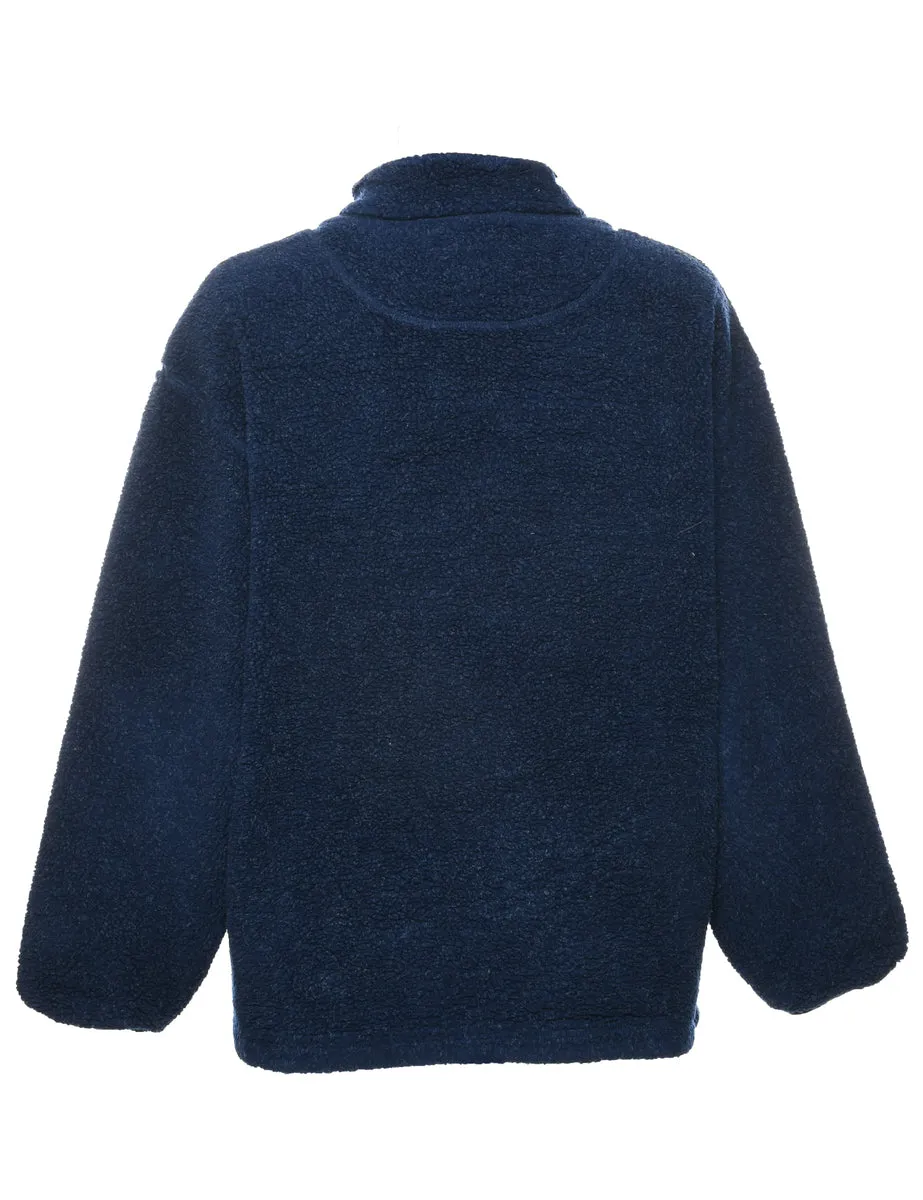 Navy Fleece Sweatshirt - L