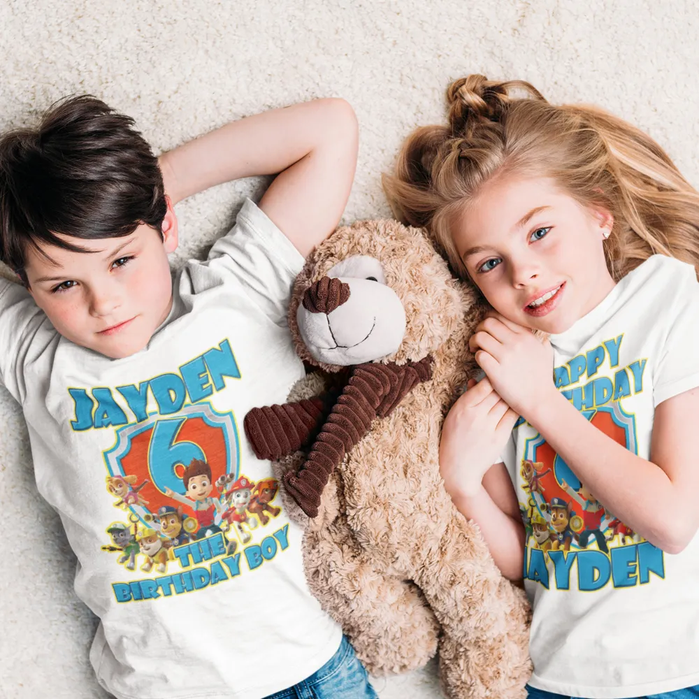 Paw Patrol Birthday Boy Family Matching Shirts