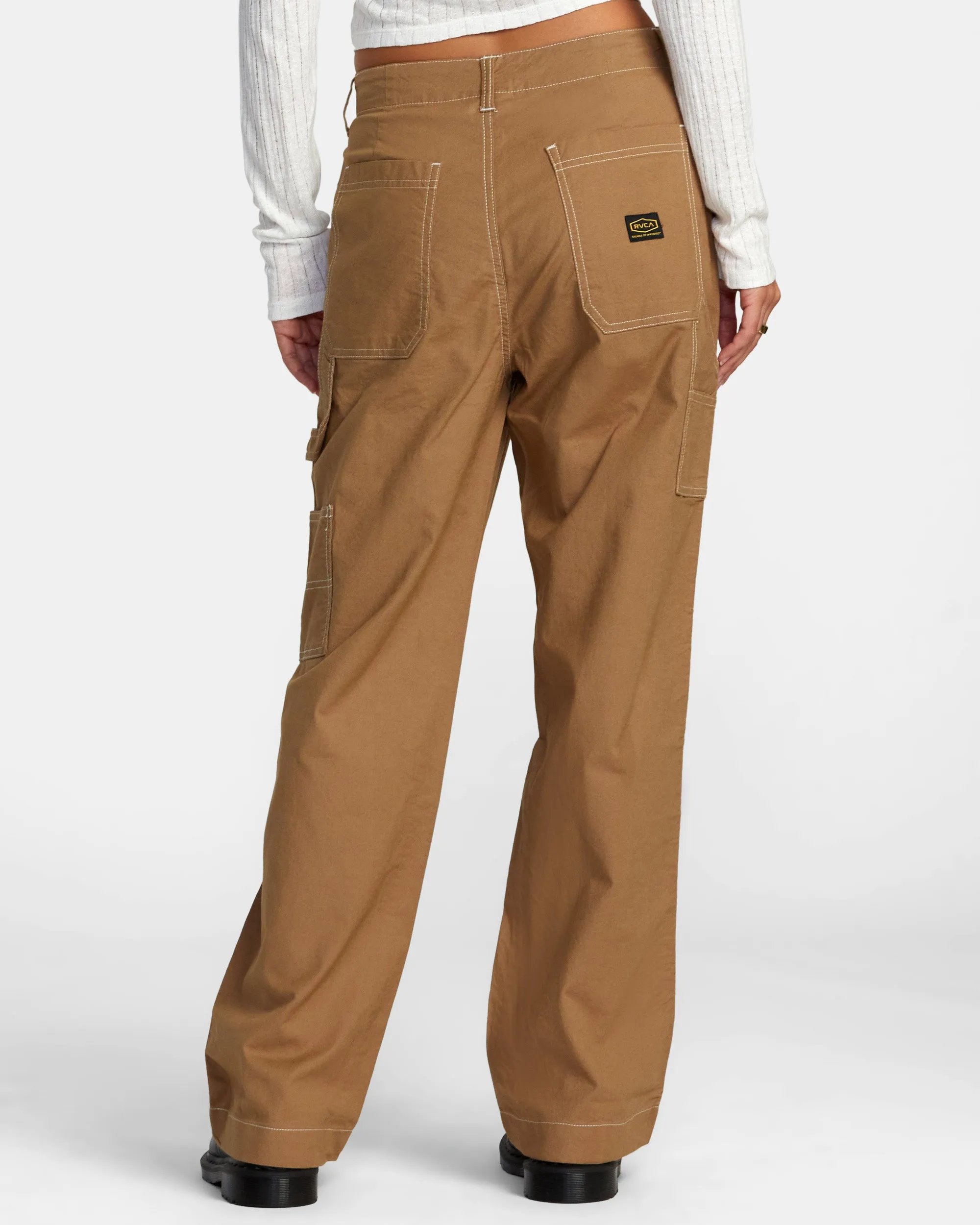 Spring Shift Relaxed Fit Pants - Ermine