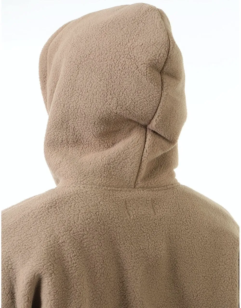 Stüssy Bronson Polar Fleece Pullover Hoodie - Taupe