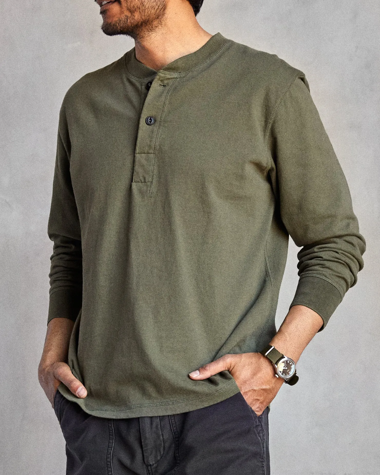 The Big Heavy Tee Henley