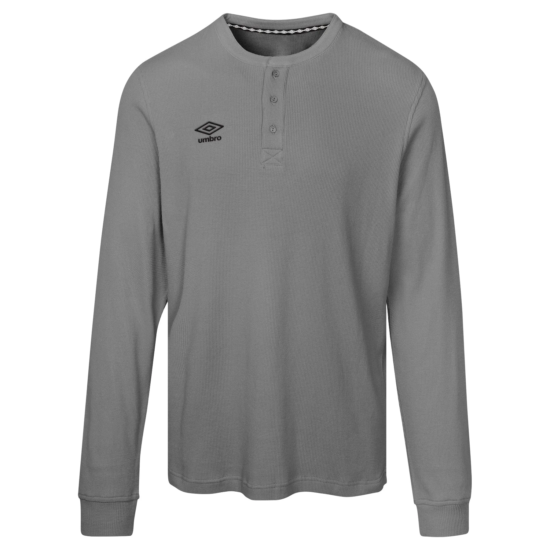 UMBRO MENS LS WAFFLE HENLEY